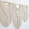 Large Macrame Wall Hanging Boho Woven Tapestry with Wooden Beads, Handmade Chic Bohemian Wall Decor for Bedroom, Living Room, Apartment, or Wedding & Party Decorations, 43" x 32"